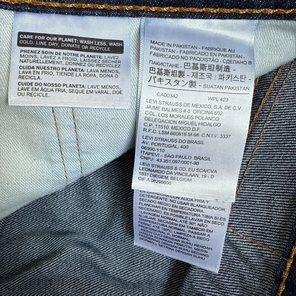 LEVI'S 541 ATHLETIC TAPER STRETCH MEN'S JEANS 40X32 - Picture 9 of 10